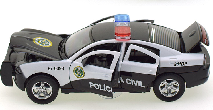 1:32 Police Car Station Wagon Car Model Alloy Diecasts Toy Vehicles Car Metal Model Simulation Pull Back Collection Kids Gift