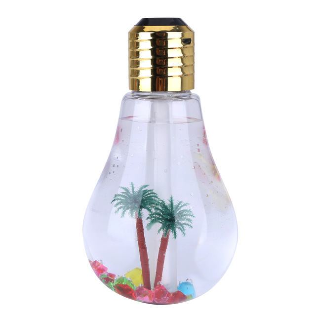 New 400ml Air Humidifier Colorful Lights Essential Oil Diffuser Bulb Cold Mist Machine Suitable for Home Office