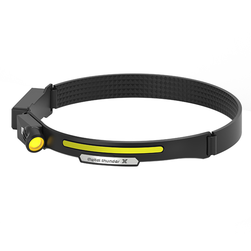 Portable USB Charging Dual Light Source LED Running Headlamp Outdoor Miner Lamp Night Fishing Induction Glare Headlamp