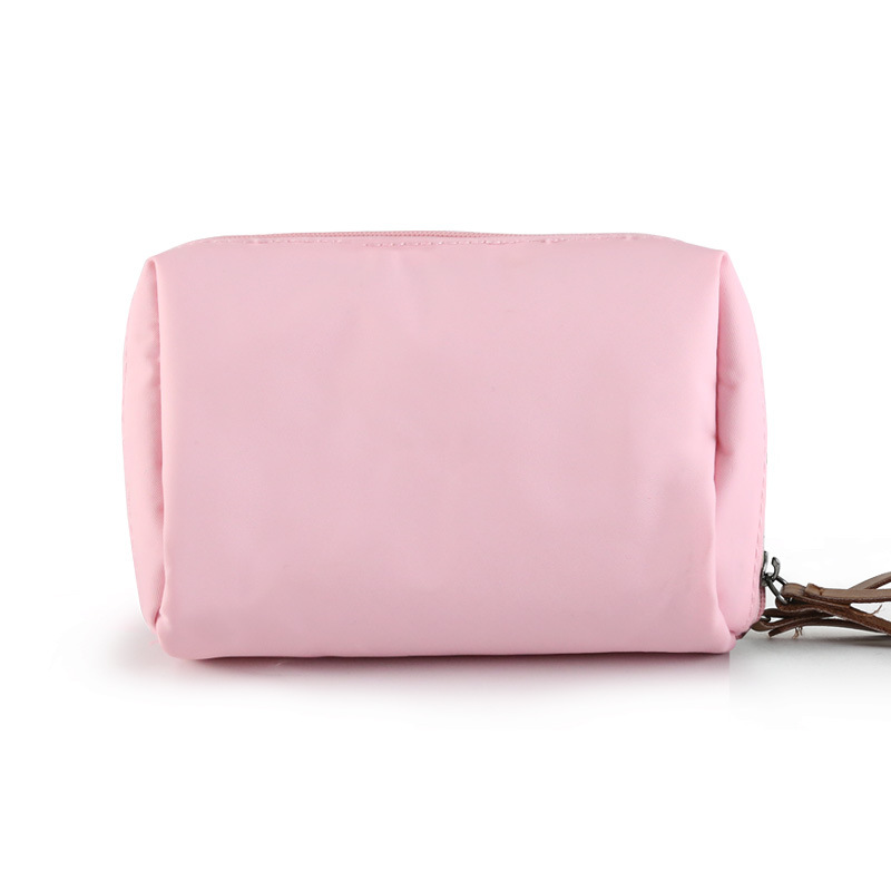 Women Cosmetic Bag Solid Color Korean Style Makeup Bag Pouch Toiletry Bag Waterproof Makeup Organizer Case