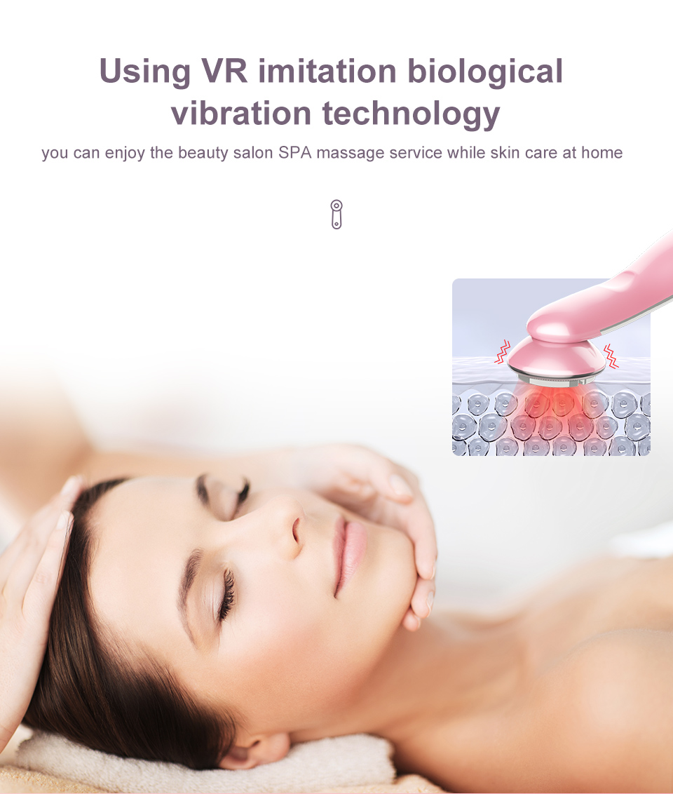 Beauty Device RF EMS Mesotherapy Electroporation Face Radio Frequency LED Photon Skin Rejuvenation Tightening