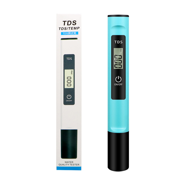 Handheld TDS Meter Digital Water TDS Meter Range 0-9990m Mini Water Purity PPM Analysis Tool Aquarium Swimming Pool Lab