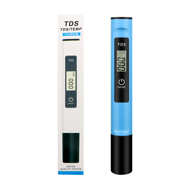Handheld TDS Meter Digital Water TDS Meter Range 0-9990m Mini Water Purity PPM Analysis Tool Aquarium Swimming Pool Lab