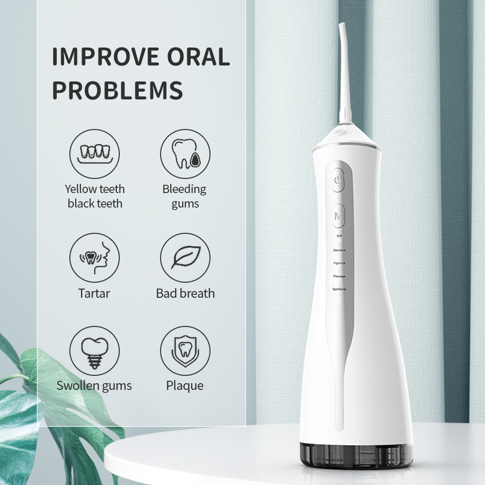 Powerful Dental Water Jet Oral Irrigator for Teeth Cleaning Water Pick Flosser Mouthwasher Mouth Washing Machine Shower Device