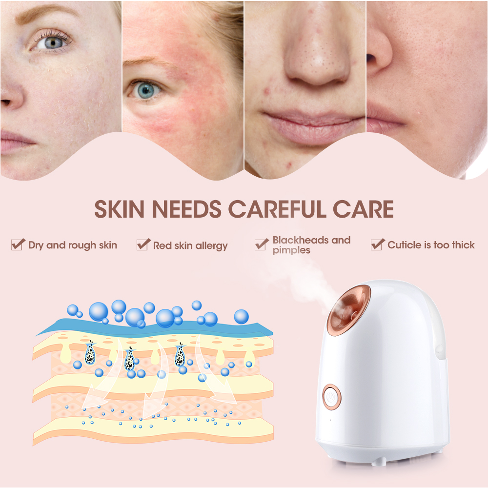Hot Face Steamer Facial hydration Humidifier Steaming Skin Moisturizing Water Replenishing Instrument Nano Mist Spray Face Care