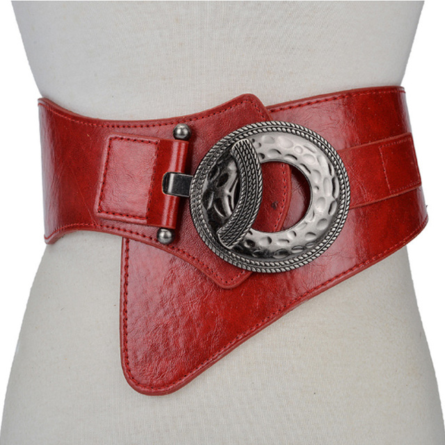 Hot Fashion Women Wide Waist Elastic Stretch Belt women's girdlestrap belts for women