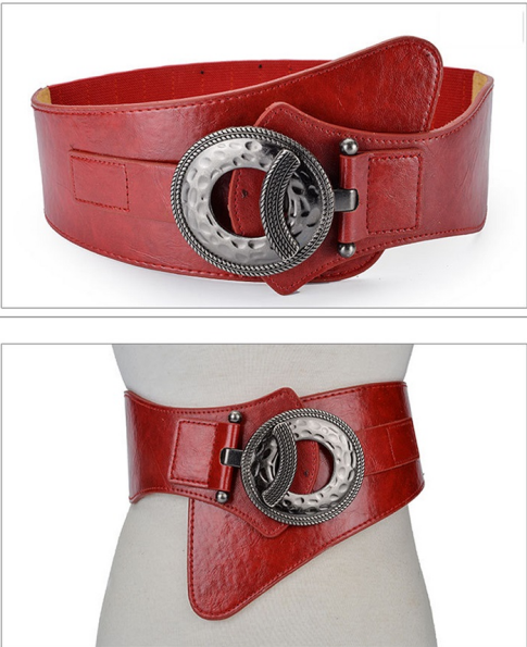 Hot Fashion Women Wide Waist Elastic Stretch Belt women's girdlestrap belts for women