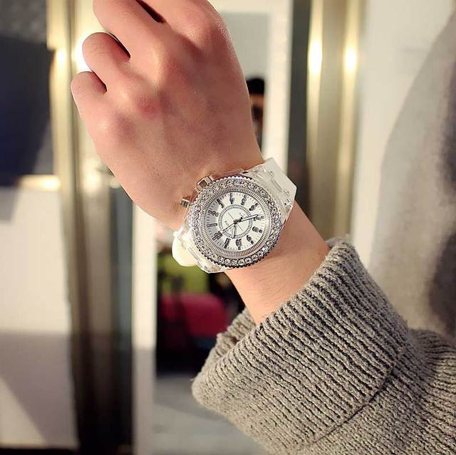 Flash Luminous Watch Personality trends students  woman men's watches
