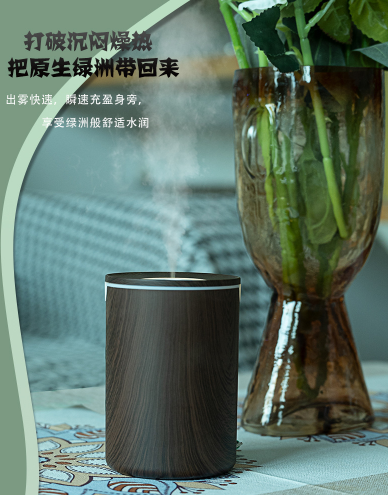 Usb Air Humidifier Mini Portable Air Diffusers For Home 320ML Water Ultrasonic Humidifier Humididicator Mist Maker LED Lamp