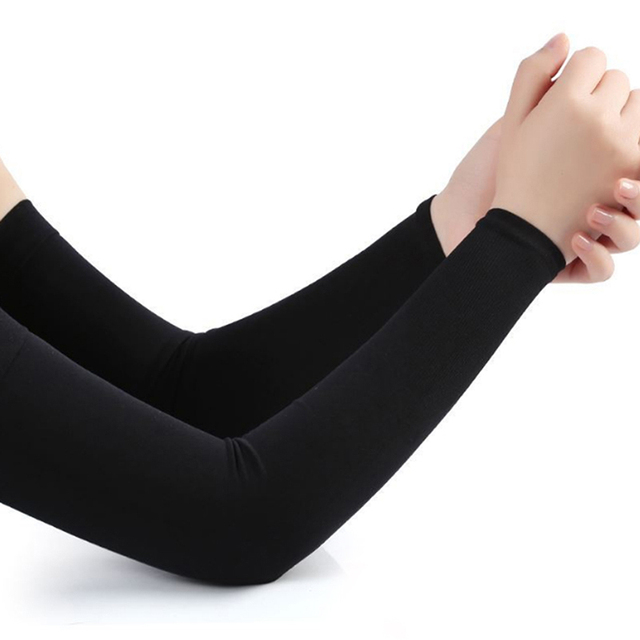 Ice Silk Sleeve Sunscreen Cuff Arm Sleeves Uv Sun Protect Anti-Slip Summer Men Women Gloves Outdoor Riding New