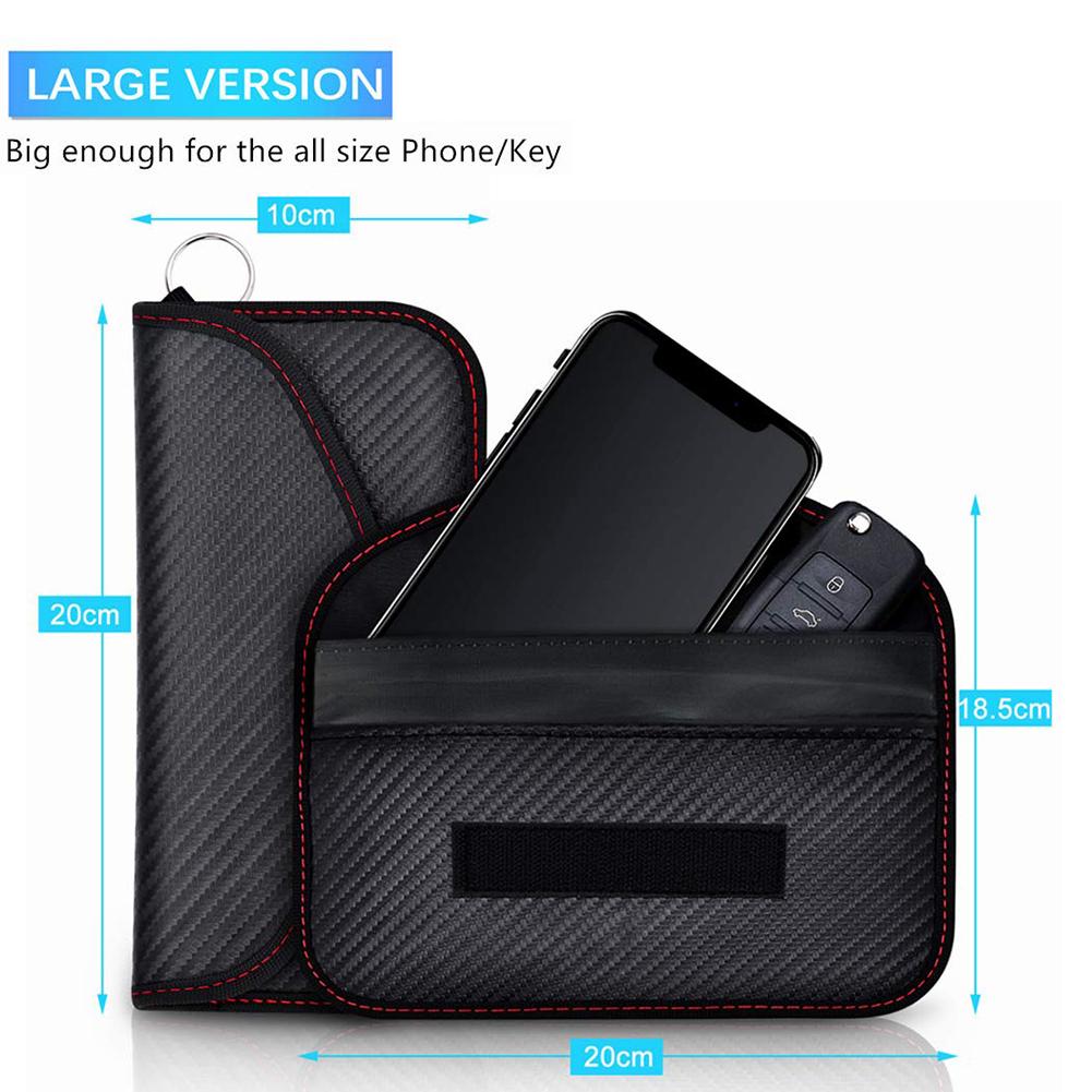 Signal Blocker Pouch for Car Cell Phone Car Keys Remote Control Shielding Bag Safe Signal Blocking Case Other Men's Bags Men's Bags