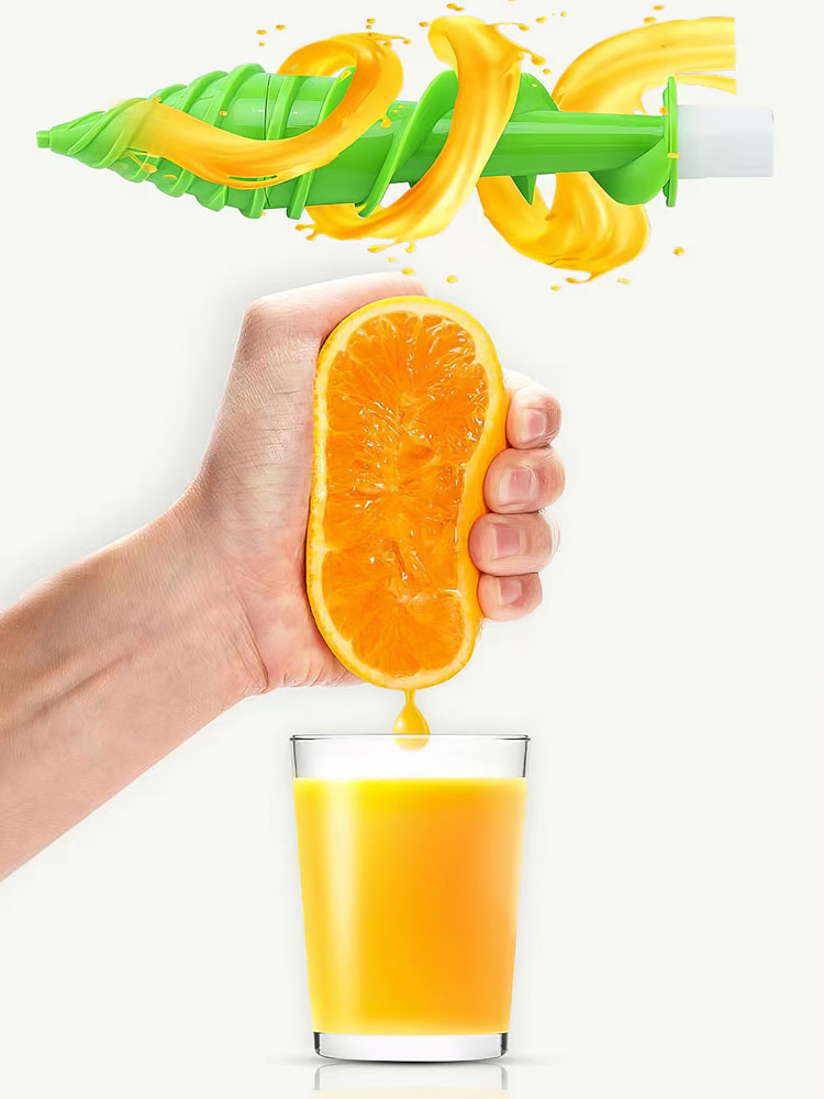 Portable DIY Manual Juicer Fruit Vegetable Squeezer Hand Pressure Orange Citrus Juice Maker Mini Blender Machine Kitchen Tools