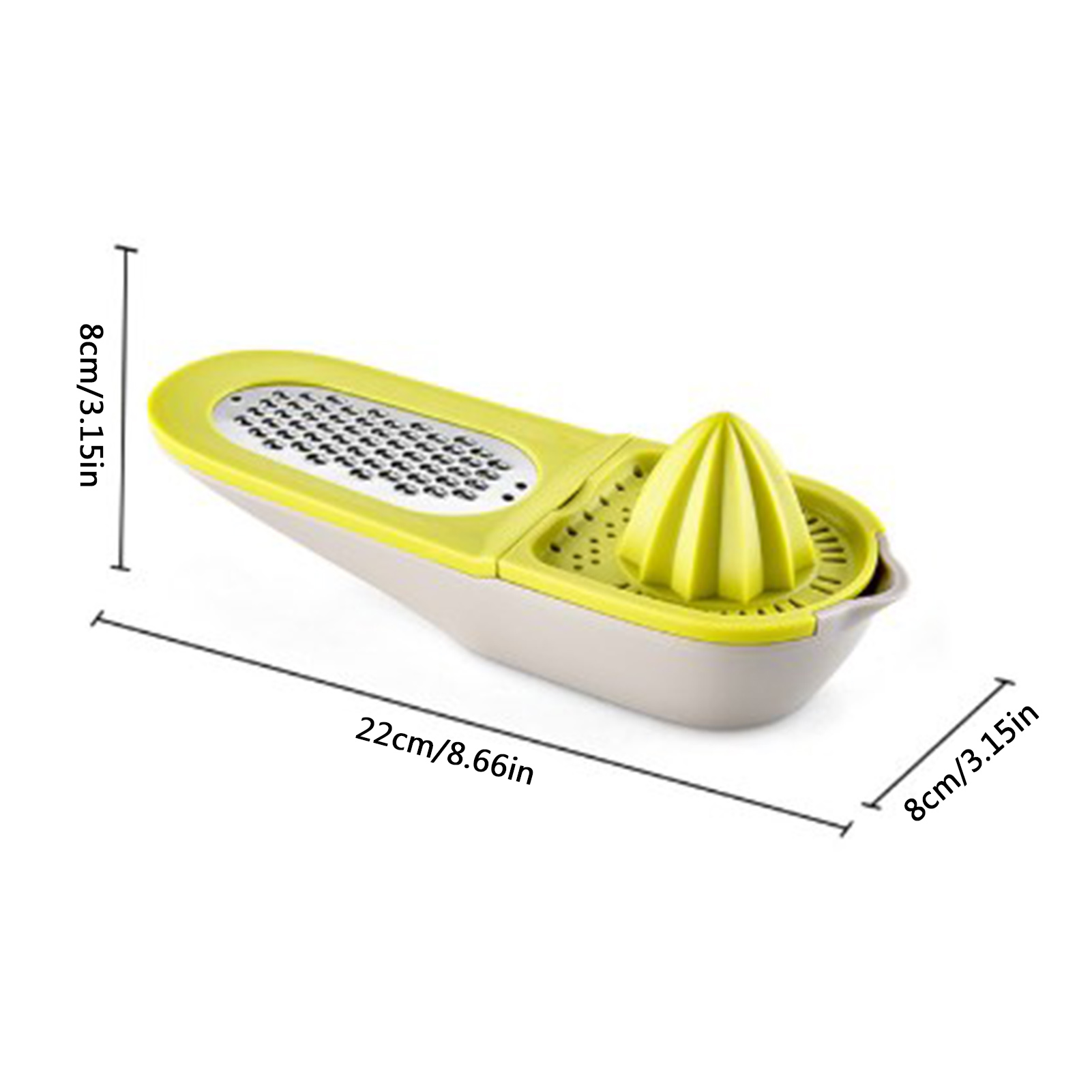 Lemon Juicer Container Built-in Grater Lemon Hand Juicer Citrus Juicer Reusable And Effort-saving Mini Portable Blender Squeezer