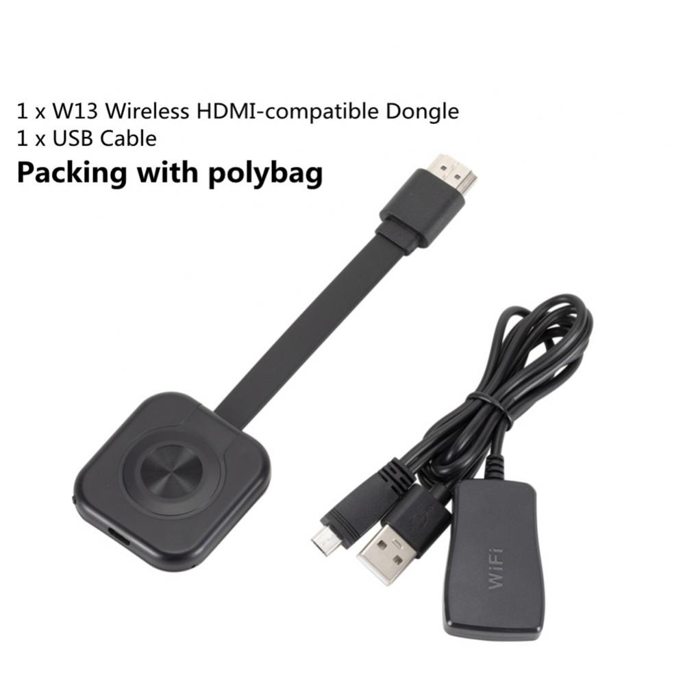 1080p HDMI-compatible TV Stick Wireless Wifi W13 Stick Wifi Display Receiver For Miracast Screen Mirror TV Dongle Support HDTV