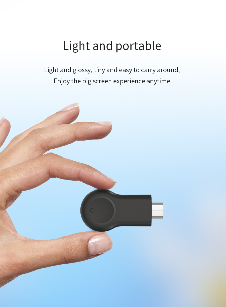 Mirascreen E8 Miracast Wireless  DLNA AirPlay Mirror Same Screen 5G WIFI Display for iOS Android Dongle TV Stick