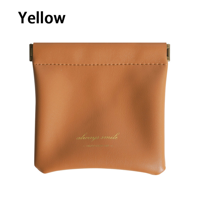 Unisex PU Leather Portable Coin Purse Small Earphone Bag Headphone Organizer Mini Sundry Cosmetic lipstick Change Storage Bag