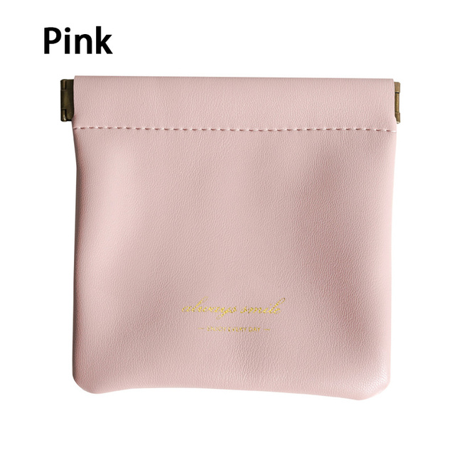 Unisex PU Leather Portable Coin Purse Small Earphone Bag Headphone Organizer Mini Sundry Cosmetic lipstick Change Storage Bag