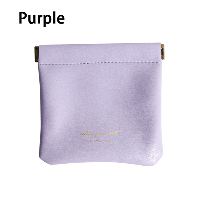 Unisex PU Leather Portable Coin Purse Small Earphone Bag Headphone Organizer Mini Sundry Cosmetic lipstick Change Storage Bag