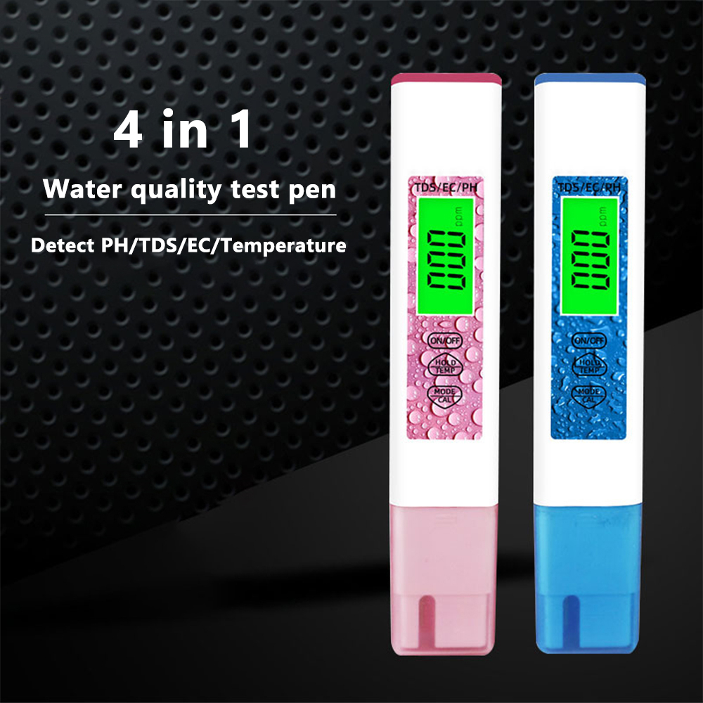 PH Meter High Precision Water Quality TDS EC Temperature Tester 0-14 PH Measurement Range For Aquarium Swimming Pool