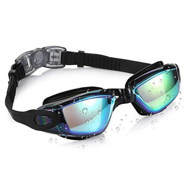 Swimming Goggles Adult Men Women Kids Anti-Fog Anti-Leakage UV Protector Soft Silicone Nose