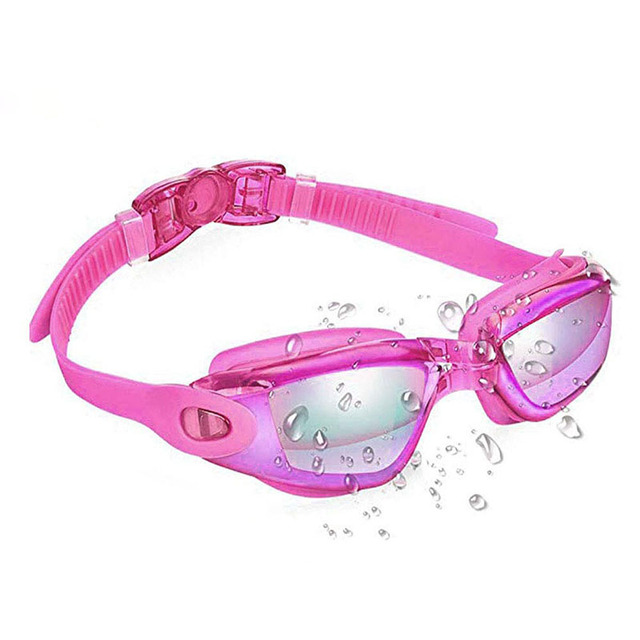 Swimming Goggles Adult Men Women Kids Anti-Fog Anti-Leakage UV Protector Soft Silicone Nose