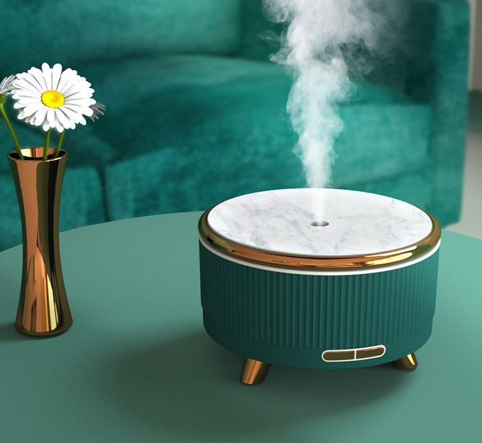 Retro Style Ultrasonic Diffusers Air Humidifier Aromatherapy Essential Oil For Home Bedroom LED Lights Quality Quiet Fogger
