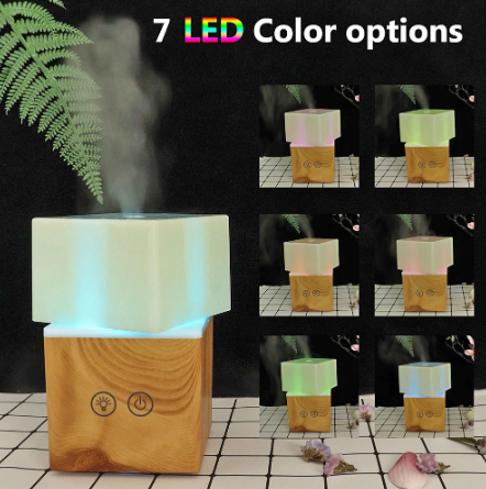 200ml Ultrasonic Air Humidifier Essential Oil Aromatherapy Diffuser BlueTooth-compatible Speaker Fragrance Machine