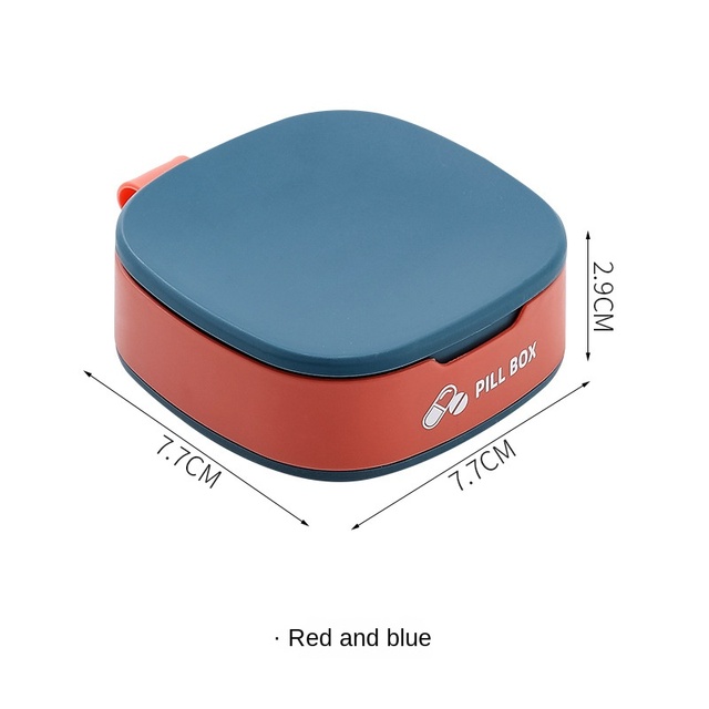 Portable Small Pill Case Household Goods Travel Medicine Box Silicone Mini Sealed Box Object Storage Box
