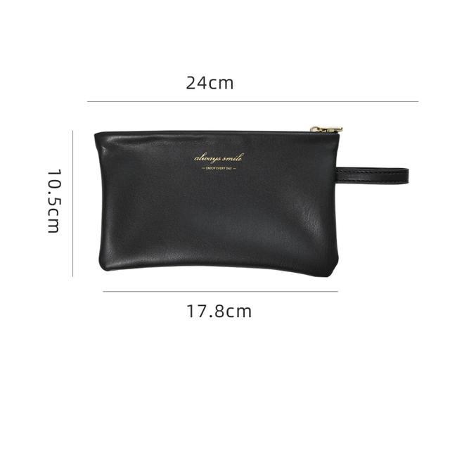 PU Leather Small Bag Women's Cosmetic Bag Large Portable Mobile Phone Case Mini Ladies Sundries Lipstick Coin Purse Storage Bag