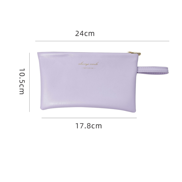 PU Leather Small Bag Women's Cosmetic Bag Large Portable Mobile Phone Case Mini Ladies Sundries Lipstick Coin Purse Storage Bag