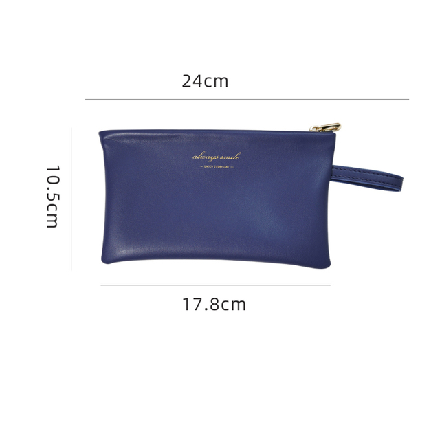 PU Leather Small Bag Women's Cosmetic Bag Large Portable Mobile Phone Case Mini Ladies Sundries Lipstick Coin Purse Storage Bag