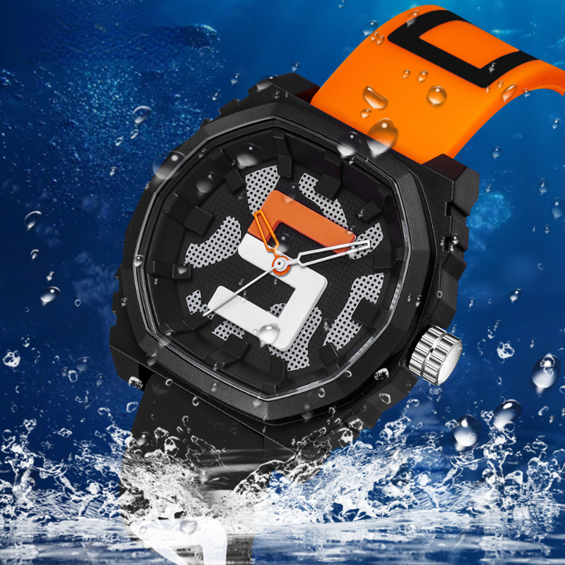 Ultra Thin Women Mens Watches Sports Waterproof Quartz Watch Trendy Personalized Clock Silicone Strap