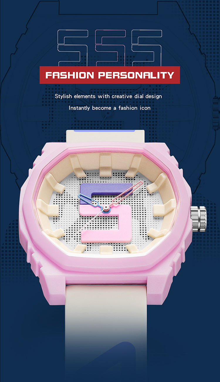 Ultra Thin Women Mens Watches Sports Waterproof Quartz Watch Trendy Personalized Clock Silicone Strap