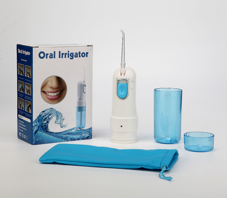 Destone Portatile Irrigatore Orale Pulizia Getto Elettrico Portatile di Acqua Flosser Collutorio 5 Jet Orale Irrigatore Nasale