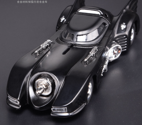 Classic Movie Car Batmobile Bat Sports Car Alloy Model Diecasts & Toy Metal Car Collection Sound Light Toys For Children Gifts