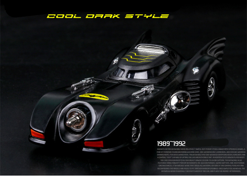 Classic Movie Car Batmobile Bat Sports Car Alloy Model Diecasts & Toy Metal Car Collection Sound Light Toys For Children Gifts