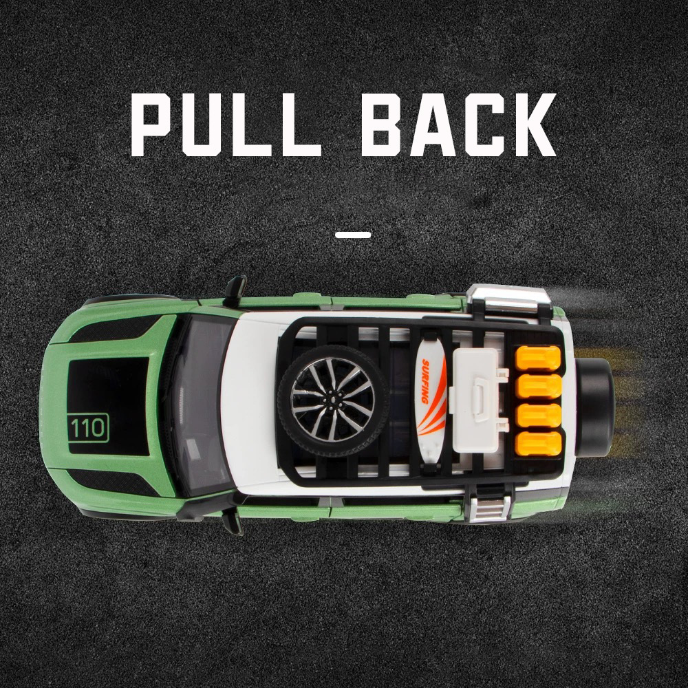 1:24 Scale Land Rover Defender 110 Alloy Car Model Light & Sound Effect Diecast Car Toys for Boys Birthday Gift Kids Toys