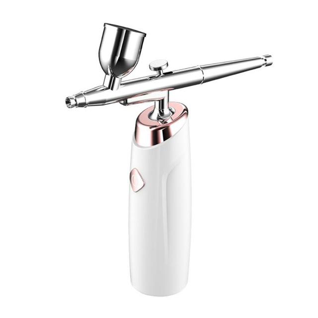 Rechargeable Airbrush Compressor Kit Air Brush Sprayer Gun Water Oxygen Deep Hydrofacial Machine For Nail Art Tattoo Cake Makeup