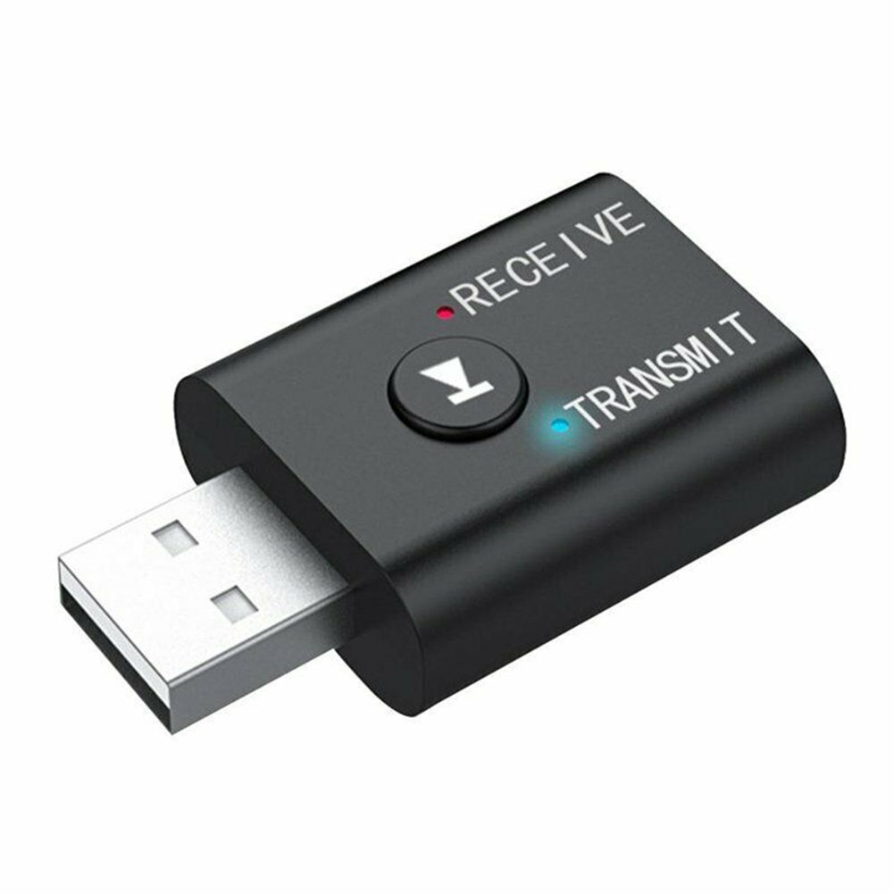 Bluetooth Adapter 5.0 Wireless Audio Music Receiver Transmitter 2 IN 1 USB Aux Adapter For Auto Laptop Car Electronics