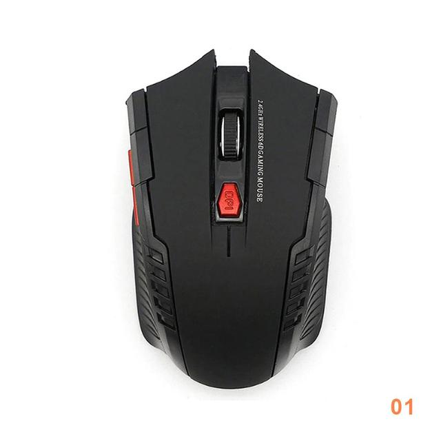 2000DPI 2.4GHz Wireless Optical Mouse Gamer for PC Gaming Laptops Opto-electronic Game Wireless Mice with USB Receiver