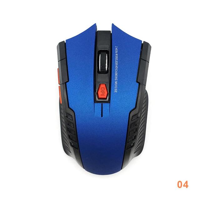 2000DPI 2.4GHz Wireless Optical Mouse Gamer for PC Gaming Laptops Opto-electronic Game Wireless Mice with USB Receiver