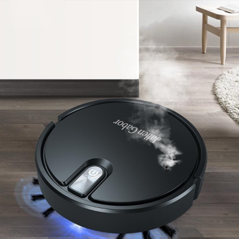 5-in-1 Robot Vacuum Cleaner Wireless With LED Atmosphere Lights Quiet Vacuuming Mopping Humidifying Vaccume Clean