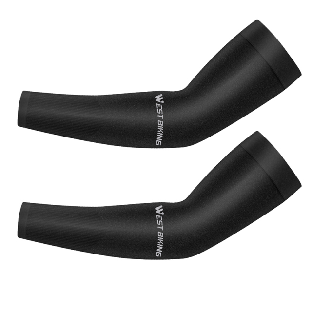 1pair Ice Silk Sport Arm Sleeves Cycling Arm Sleeves Cover UV Protection Outdoor Running Basketball Summer Sunscreen Riding Sleeves