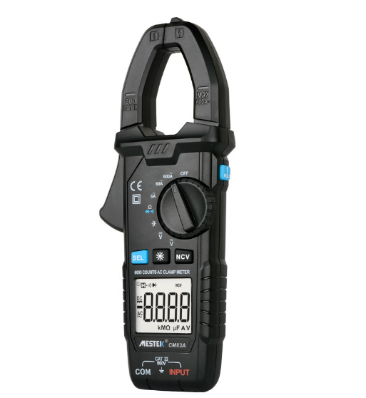 CM83A Digital Clamp Meter 600A Current  Multimeter Pinza Amperimetrica True RMS High Precision Current Clamp