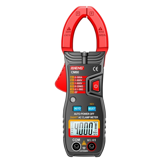 CM80 Digital Multimeter Diode Temperature Capacitance Frequency Ammeter Multifunction Automatic Range Meter