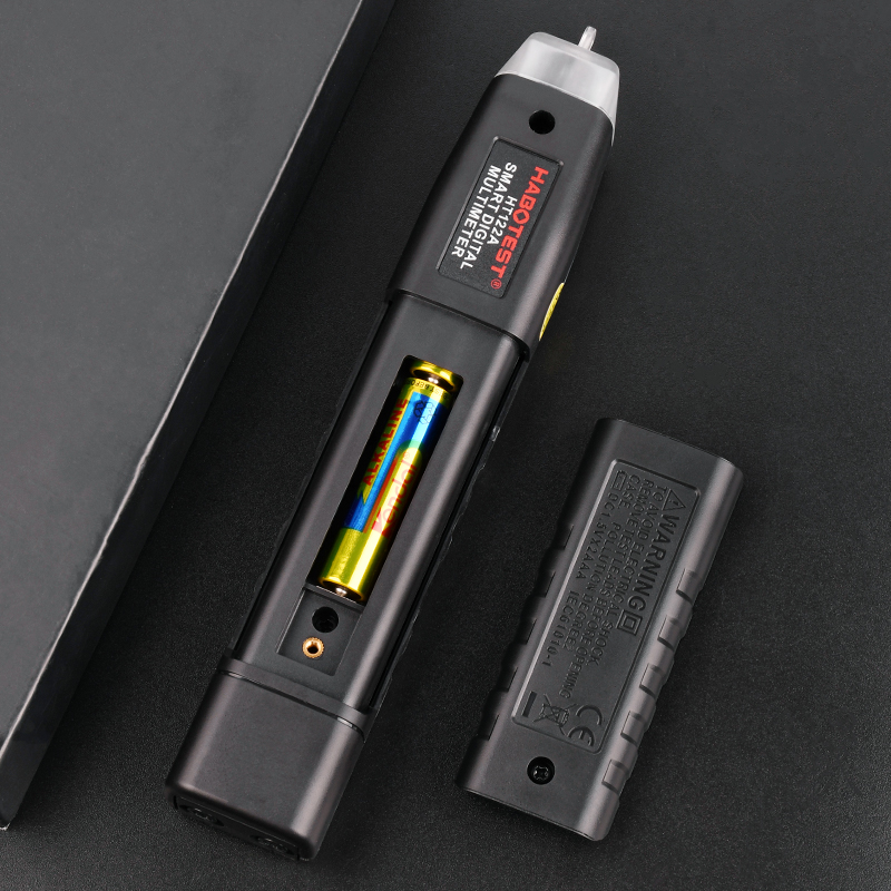 HT122 Pen Type Digital Multimeter 4000 Counts Smart AC Voltage Detector Tester 3-Phase Rotation Checker Electrician Tool