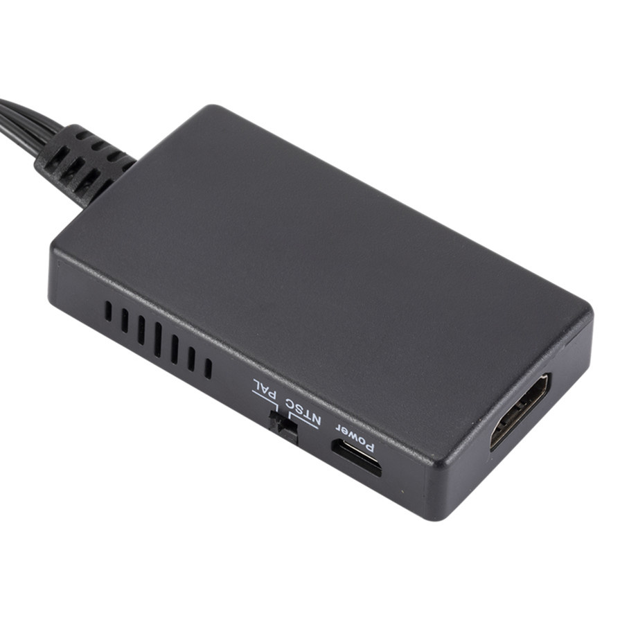 HDMI to AV Converter HDMI to Video Audio Adapter Supports PAL/NTSC Compatible  for Apple TV, DVD, Blu-ray Player, HD Box ect