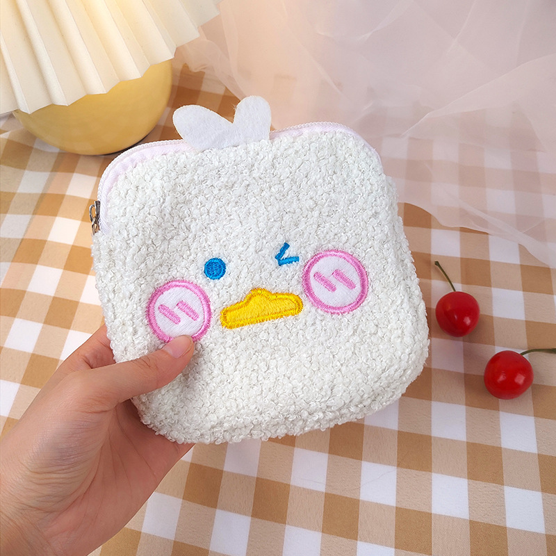 Mini Cartoon Sanitary Pad Storage Bag Small Ladies Cosmetic Bag Portable Girls Lipstick Coin Sanitary Bags For Girls Women