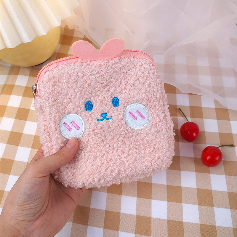 Mini Cartoon Sanitary Pad Storage Bag Small Ladies Cosmetic Bag Portable Girls Lipstick Coin Sanitary Bags For Girls Women