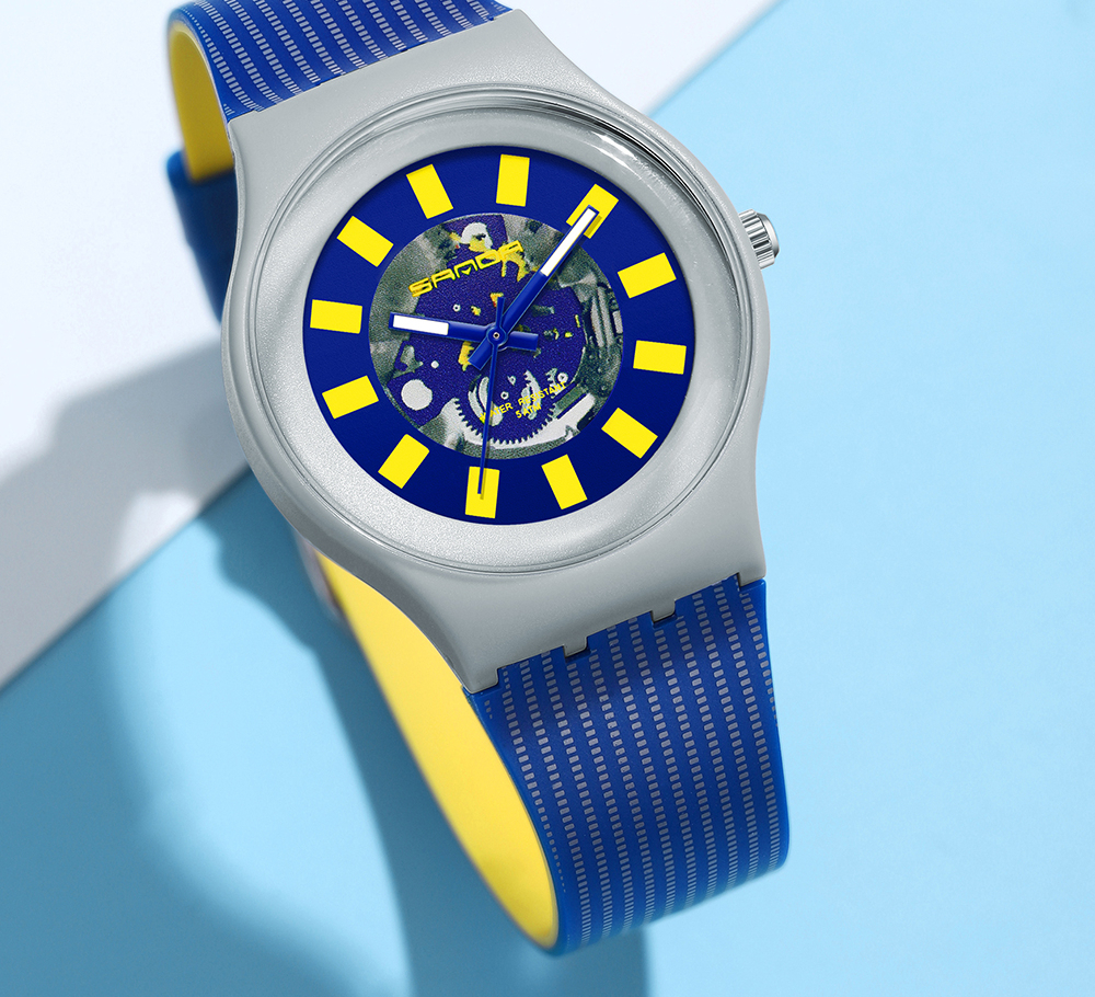 Casual Personality Watches for Men Women Watch Silicone Band Quartz Wristwatch Sports Clock